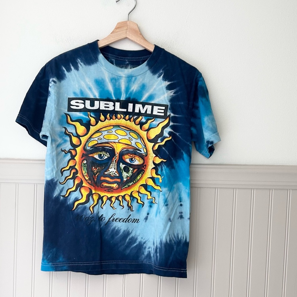 Sublime 40 oz to freedom Tie-Dye 4:20 by Sublime Size Small Band Tee